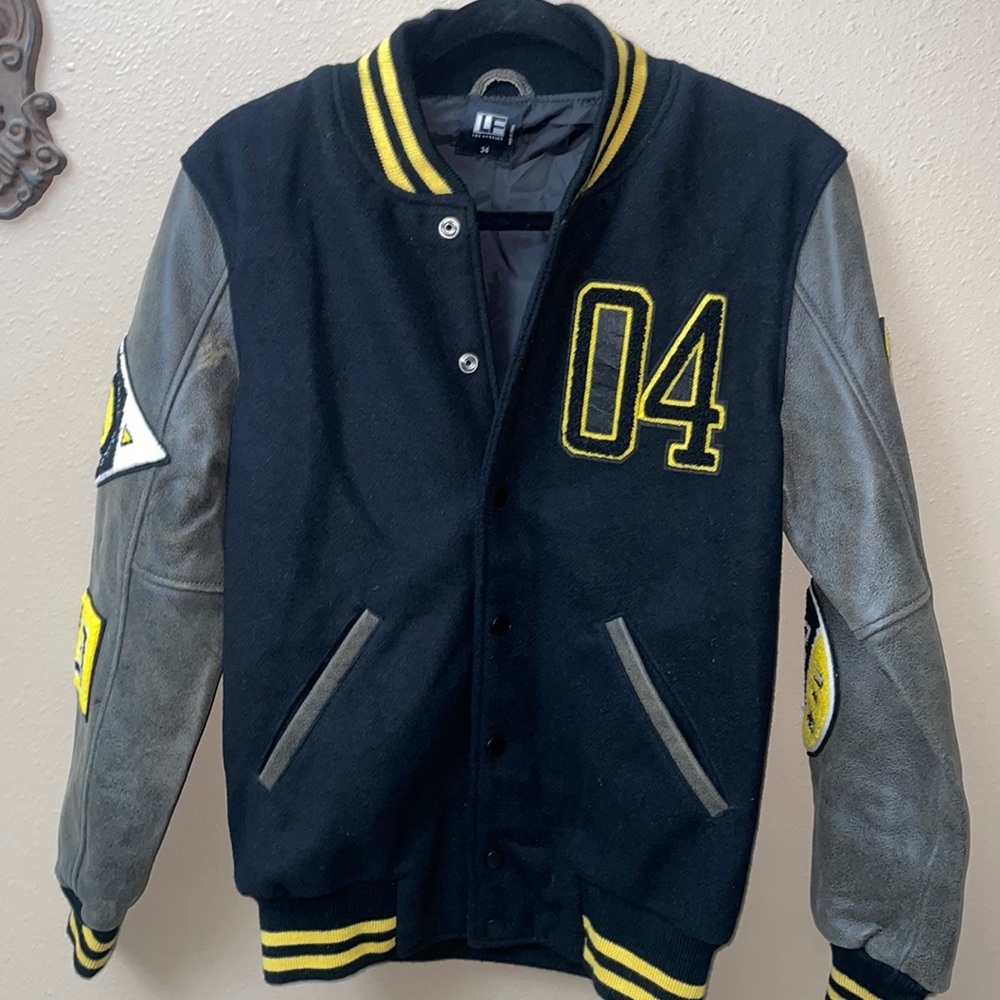 LF Stores, yellow and black jacket. size 34, in excellent condition